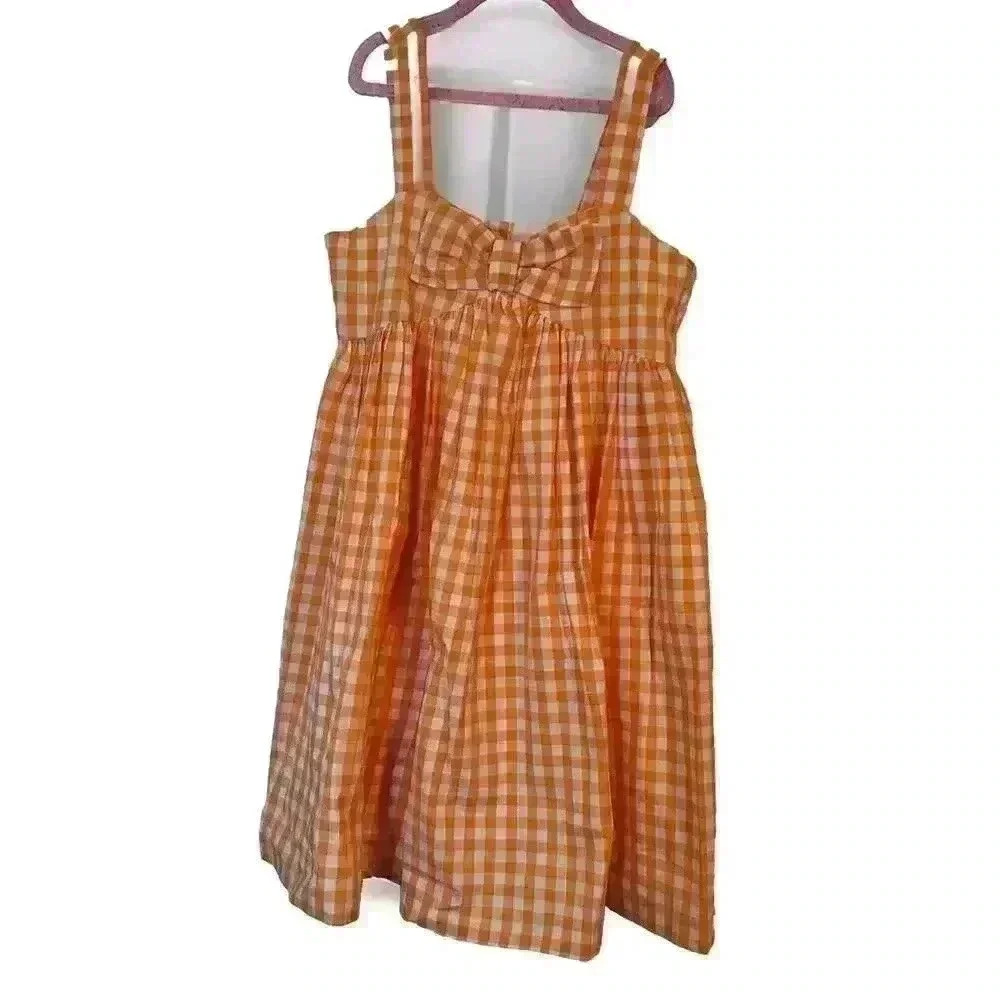 Janie‎ and Jack Gingham Dress 12Y NWT